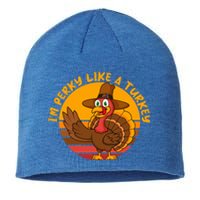 Dabbing Turkey Thanksgiving Gift Sustainable Beanie