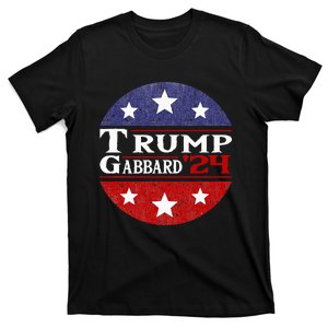 Donald Trump Tulsi Gabbard 2024 Conservative Us Flag T-Shirt