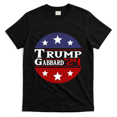 Donald Trump Tulsi Gabbard 2024 Conservative Us Flag T-Shirt