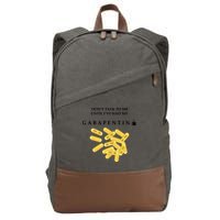 DonT Talk To Me Until IVe Had My Gabapentin Cotton Canvas Backpack