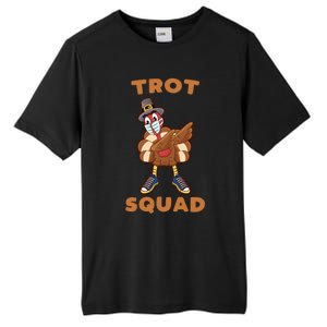 Dabbing Turkey Trot Squad Mask Funny Thanksgiving 2020 Gift Tall Fusion ChromaSoft Performance T-Shirt