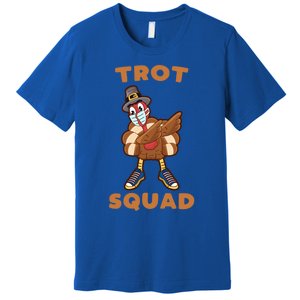 Dabbing Turkey Trot Squad Mask Funny Thanksgiving 2020 Gift Premium T-Shirt