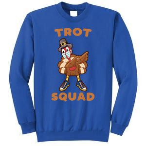 Dabbing Turkey Trot Squad Mask Funny Thanksgiving 2020 Gift Tall Sweatshirt