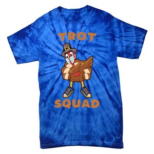 Dabbing Turkey Trot Squad Mask Funny Thanksgiving 2020 Gift Tie-Dye T-Shirt