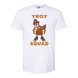 Dabbing Turkey Trot Squad Mask Funny Thanksgiving 2020 Gift Softstyle CVC T-Shirt