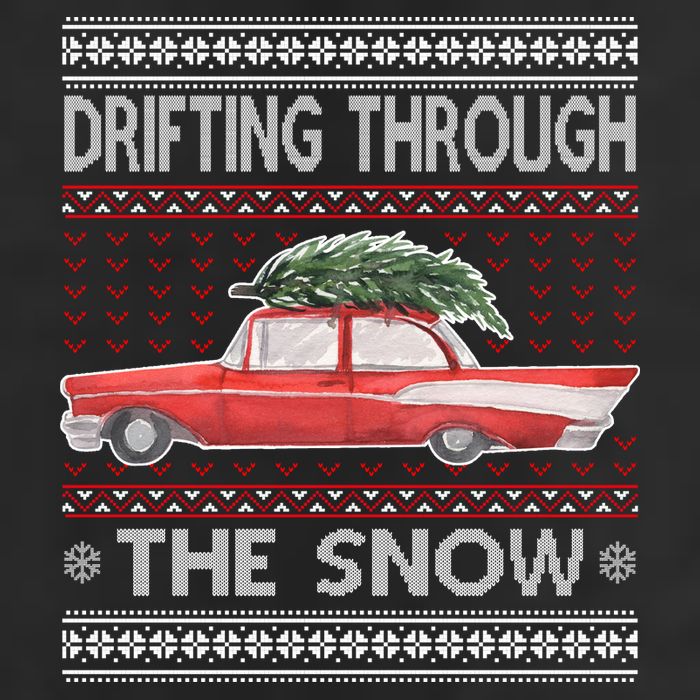 Drifting Through The Snow Ugly Christmas Sweater 15oz Campfire Ceramic Mug