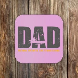 Dad The The Myth The Fishing Legend Funny Gift Coaster