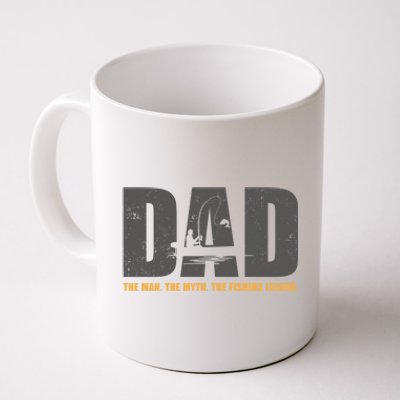 Dad The The Myth The Fishing Legend Funny Gift Coffee Mug