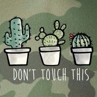Don't Touch This Funny Cactus Legacy Tie Dye Trucker Hat