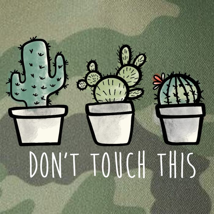 Don't Touch This Funny Cactus Legacy Tie Dye Trucker Hat