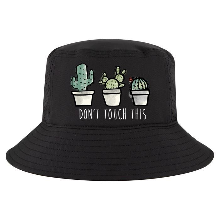Don't Touch This Funny Cactus Cool Comfort Performance Bucket Hat
