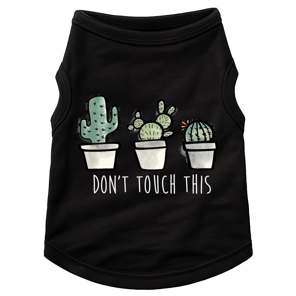 Don't Touch This Funny Cactus Doggie Tank