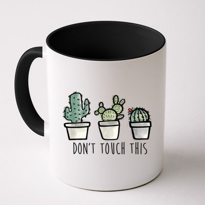 Don't Touch This Funny Cactus Mug