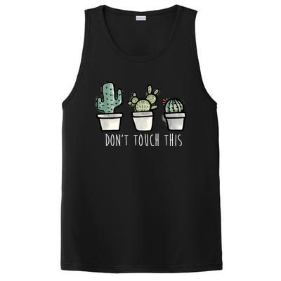 Don't Touch This Funny Cactus PosiCharge Competitor Tank