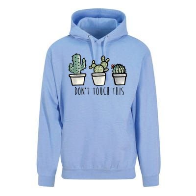 Don't Touch This Funny Cactus Unisex Surf Hoodie