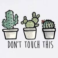 Don't Touch This Funny Cactus Garment-Dyed Sweatshirt