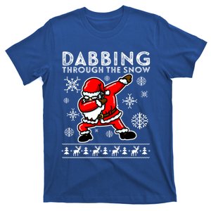 Dabbing Through The Snow Great Gift Santa Dab Funny Gift T-Shirt