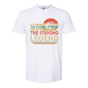 Dad The The Myth The Fishing Legend Cool Gift Softstyle CVC T-Shirt