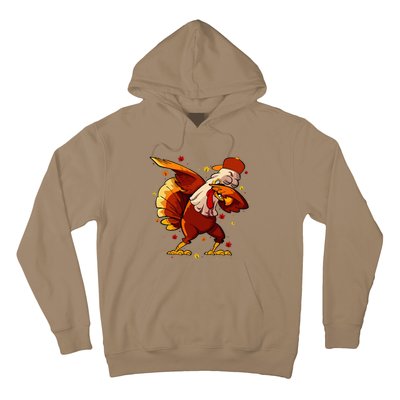 Dabbing Turkey Thanksgiving Day Pilgrim Funny Dab Hoodie