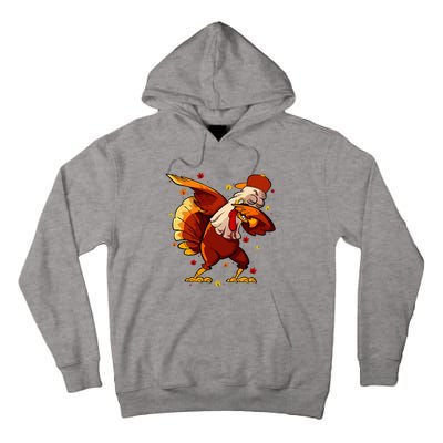 Dabbing Turkey Thanksgiving Day Pilgrim Funny Dab Tall Hoodie