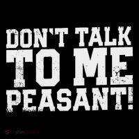 Don't Talk To Me Peasant Funny Introver Full-Length Apron With Pockets