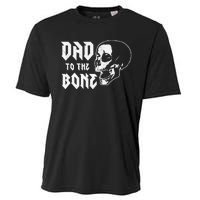 Dad To The Bone Funny Dad Joke Skull Fathers day Halloween Cooling Performance Crew T-Shirt