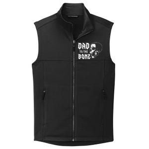 Dad To The Bone Funny Dad Joke Skull Fathers day Halloween Collective Smooth Fleece Vest