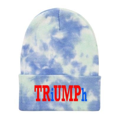 Donald Trump Triumph Tie Dye 12in Knit Beanie