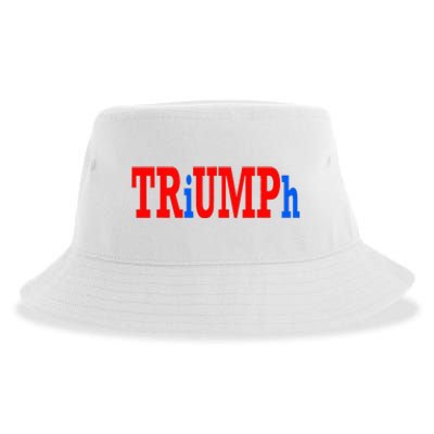 Donald Trump Triumph Sustainable Bucket Hat