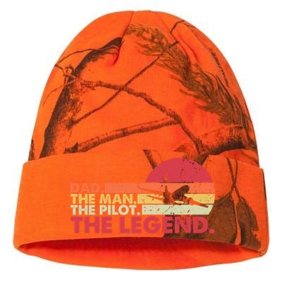 Dad The The Pilot The Legend Aviator Father Gift Kati Licensed 12" Camo Beanie