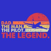 Dad The The Pilot The Legend Aviator Father Gift 16 in Basic Backpack
