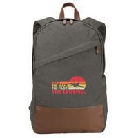 Dad The The Pilot The Legend Aviator Father Gift Cotton Canvas Backpack