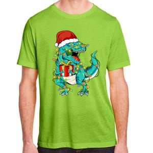 Dinosaur Trex Tree Christmas Sweater Xmas Pet Dino Trex Gift Adult ChromaSoft Performance T-Shirt