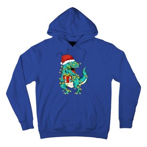 Dinosaur Trex Tree Christmas Sweater Xmas Pet Dino Trex Gift Hoodie