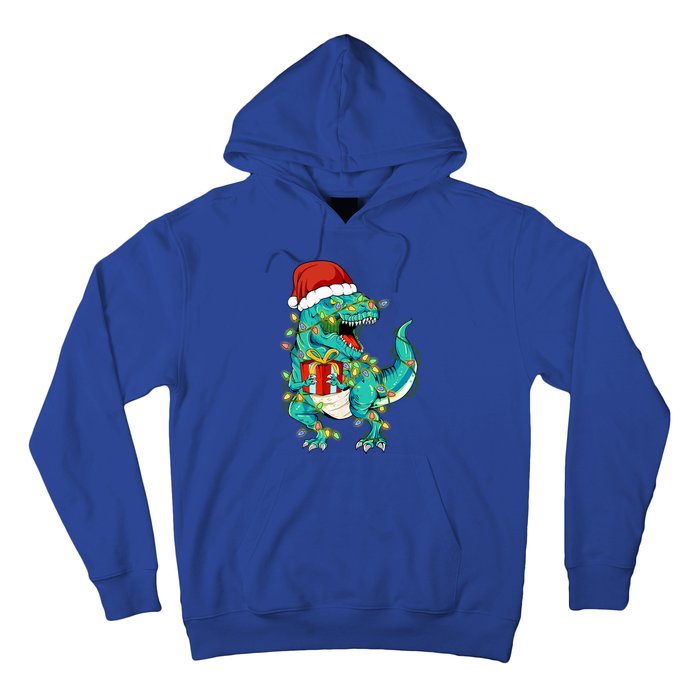 Dinosaur Trex Tree Christmas Sweater Xmas Pet Dino Trex Gift Hoodie