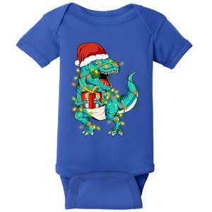 Dinosaur Trex Tree Christmas Sweater Xmas Pet Dino Trex Gift Baby Bodysuit