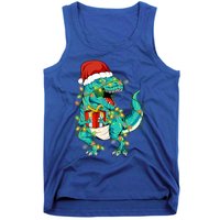 Dinosaur Trex Tree Christmas Sweater Xmas Pet Dino Trex Gift Tank Top