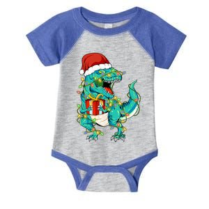 Dinosaur Trex Tree Christmas Sweater Xmas Pet Dino Trex Gift Infant Baby Jersey Bodysuit