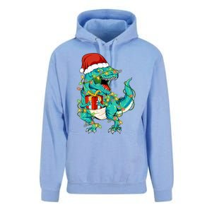 Dinosaur Trex Tree Christmas Sweater Xmas Pet Dino Trex Gift Unisex Surf Hoodie