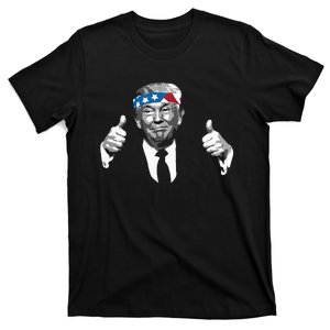 Donald Trump Thumbs Up American Flag Bandana T-Shirt