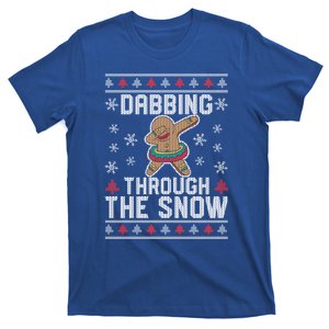 Dabbing Through The Snow Gingerbread Christmas Dab Dance Funny Gift T-Shirt