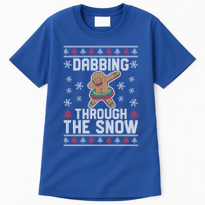 Dabbing Through The Snow Gingerbread Christmas Dab Dance Funny Gift Tall T-Shirt