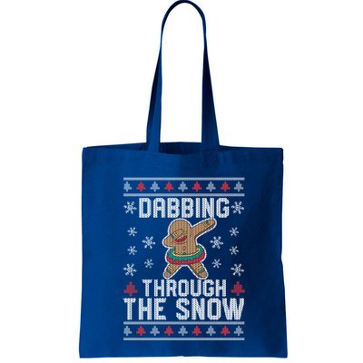 Dabbing Through The Snow Gingerbread Christmas Dab Dance Funny Gift Bag