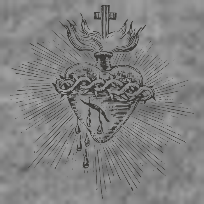 Devotion To The Sacred Heart Of Jesus Vintage Catholic Art Toddler Hoodie