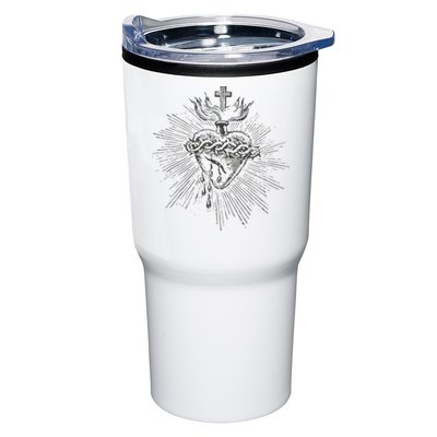 Devotion To The Sacred Heart Of Jesus Vintage Catholic Art Tumbler