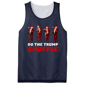 Do The Trump Shuffle Funny Trump Dance Santa Christmas Pj Mesh Reversible Basketball Jersey Tank