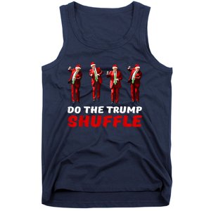 Do The Trump Shuffle Funny Trump Dance Santa Christmas Pj Tank Top