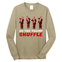 Do The Trump Shuffle Funny Trump Dance Santa Christmas Pj Long Sleeve Shirt