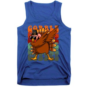 Dabbing Turkey Thanksgiving Day Pilgrim Dab Gobble Gift Tank Top