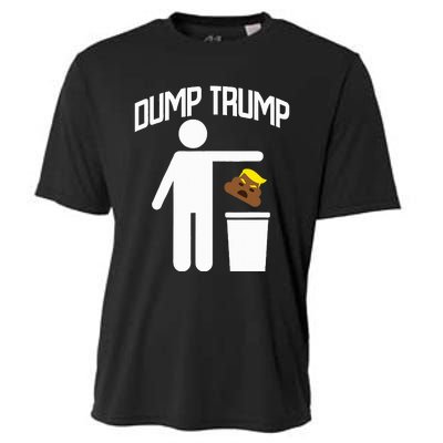 Dump Trump Trump Is Trash Anti Trump Cooling Performance Crew T-Shirt